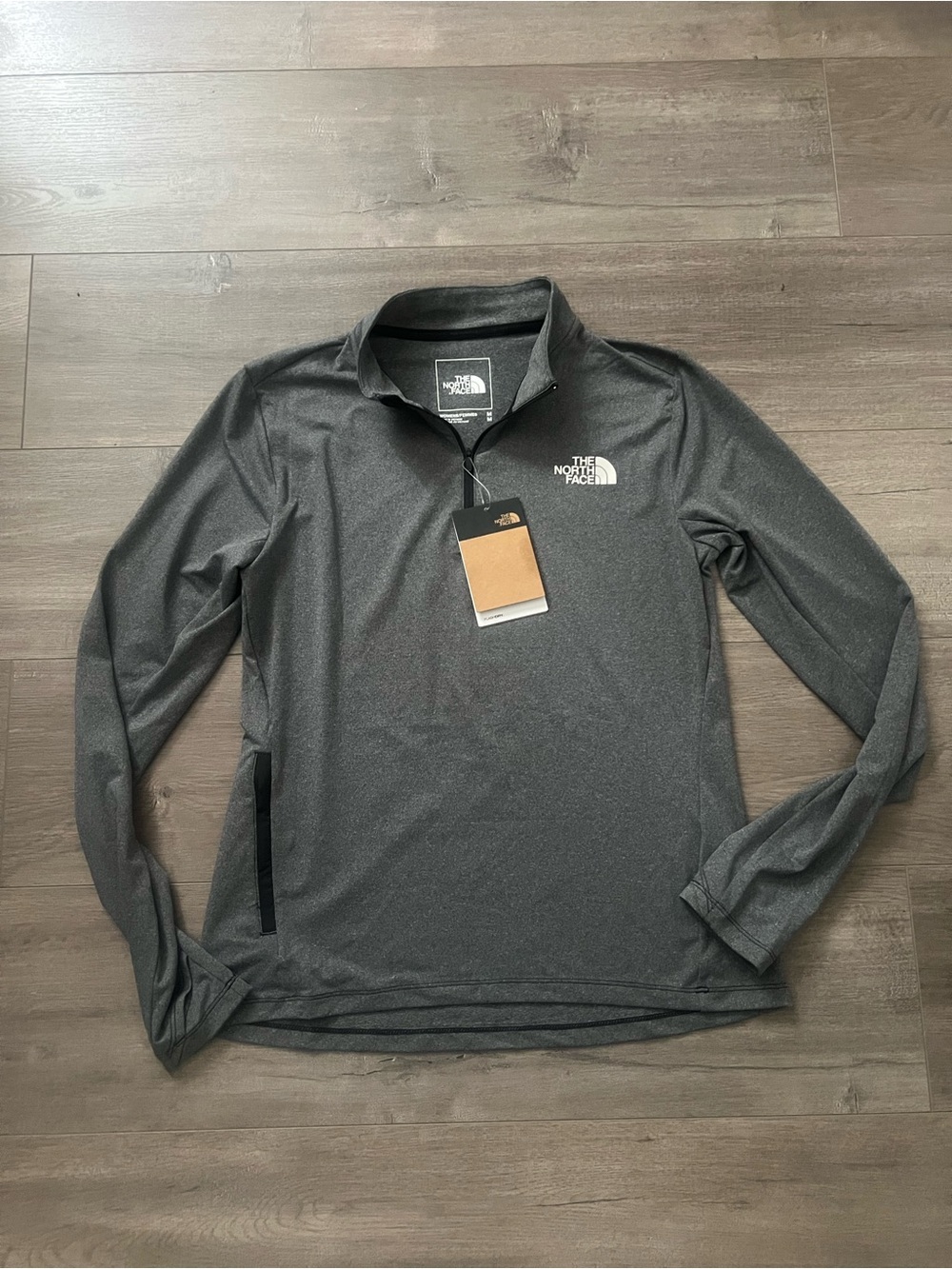 The North Face Women’s Quarter-Zip Pullover - Charcoal Gray- Size M